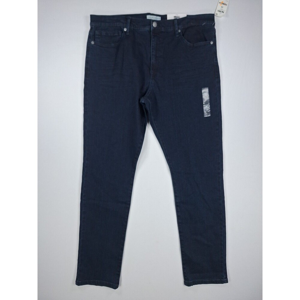 And Now This Men's Straight Leg Jeans 38x32 Dark Wash Denim Blue Stretch NWT